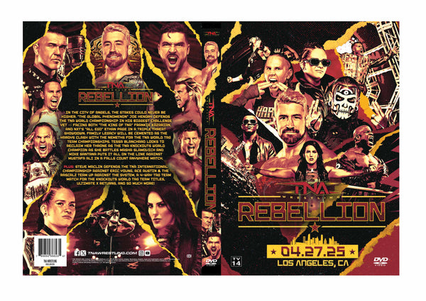 Rebellion 2025 DVD (Pre-Order) – TNAMerch.com