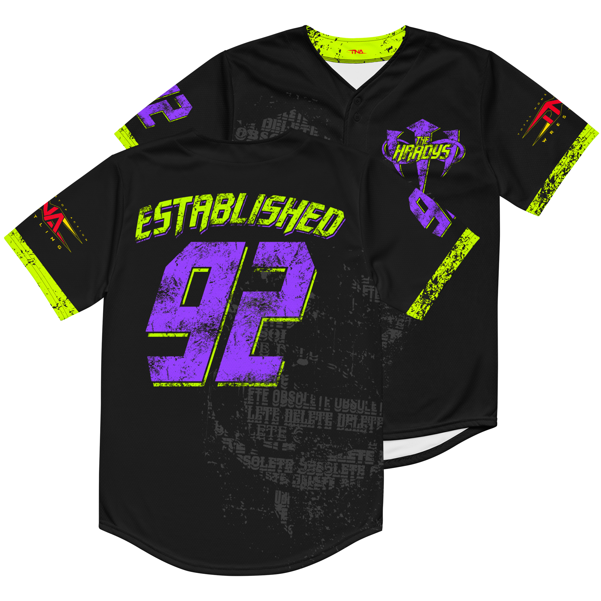 The Hardys "Distressed Infinity Logo" Baseball Jersey