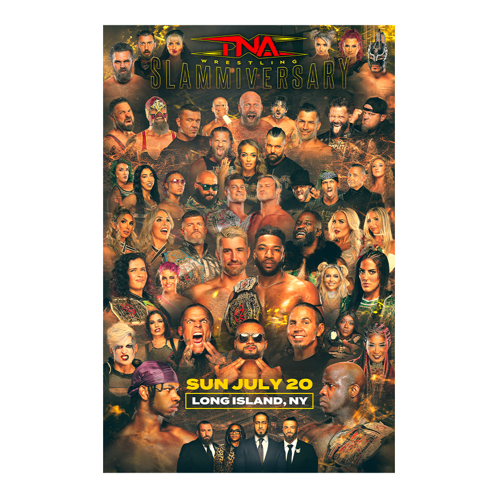 2025 Slammiversary Roster Poster (12"x18")