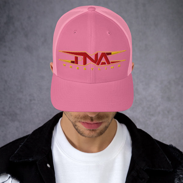 帽子 IDEASWAM HEAD SHOT TRUCKER CAP (PINK) Foam Mesh Neon Trucker - Neon Pink OSFM at Amazon Women's
