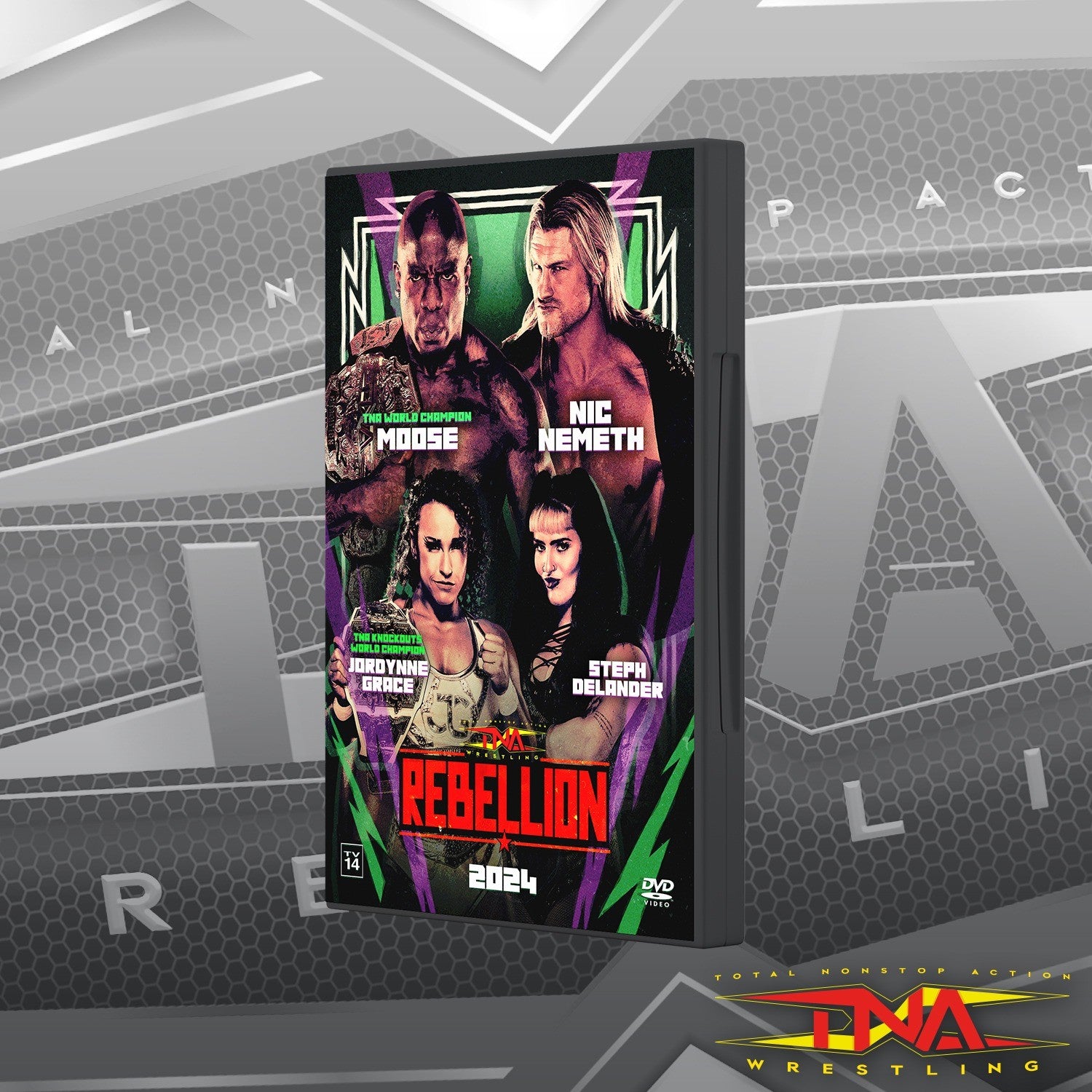 TNA Rebellion 2024 PPV DVD