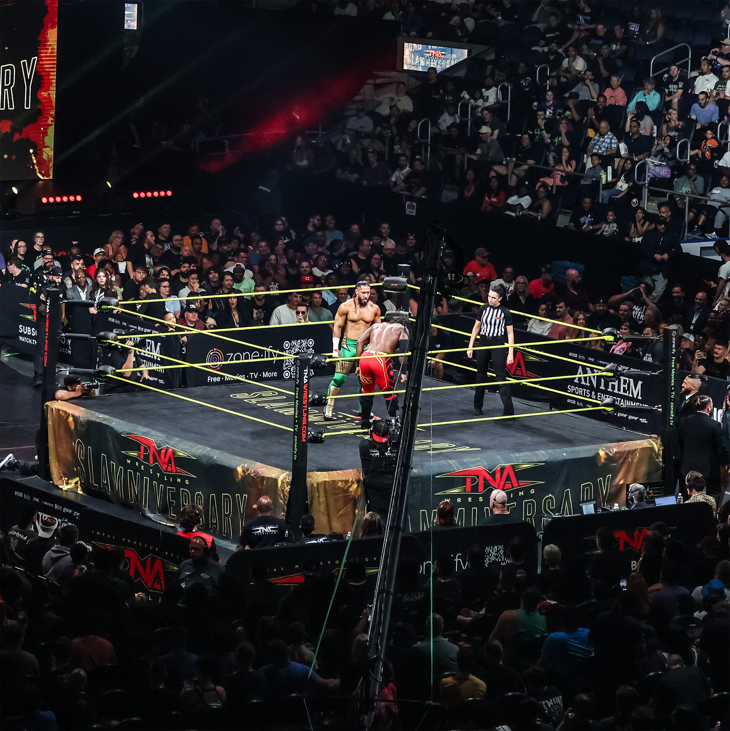 1 of 4 2025 Slammiversary Ring-Used Ring Skirt