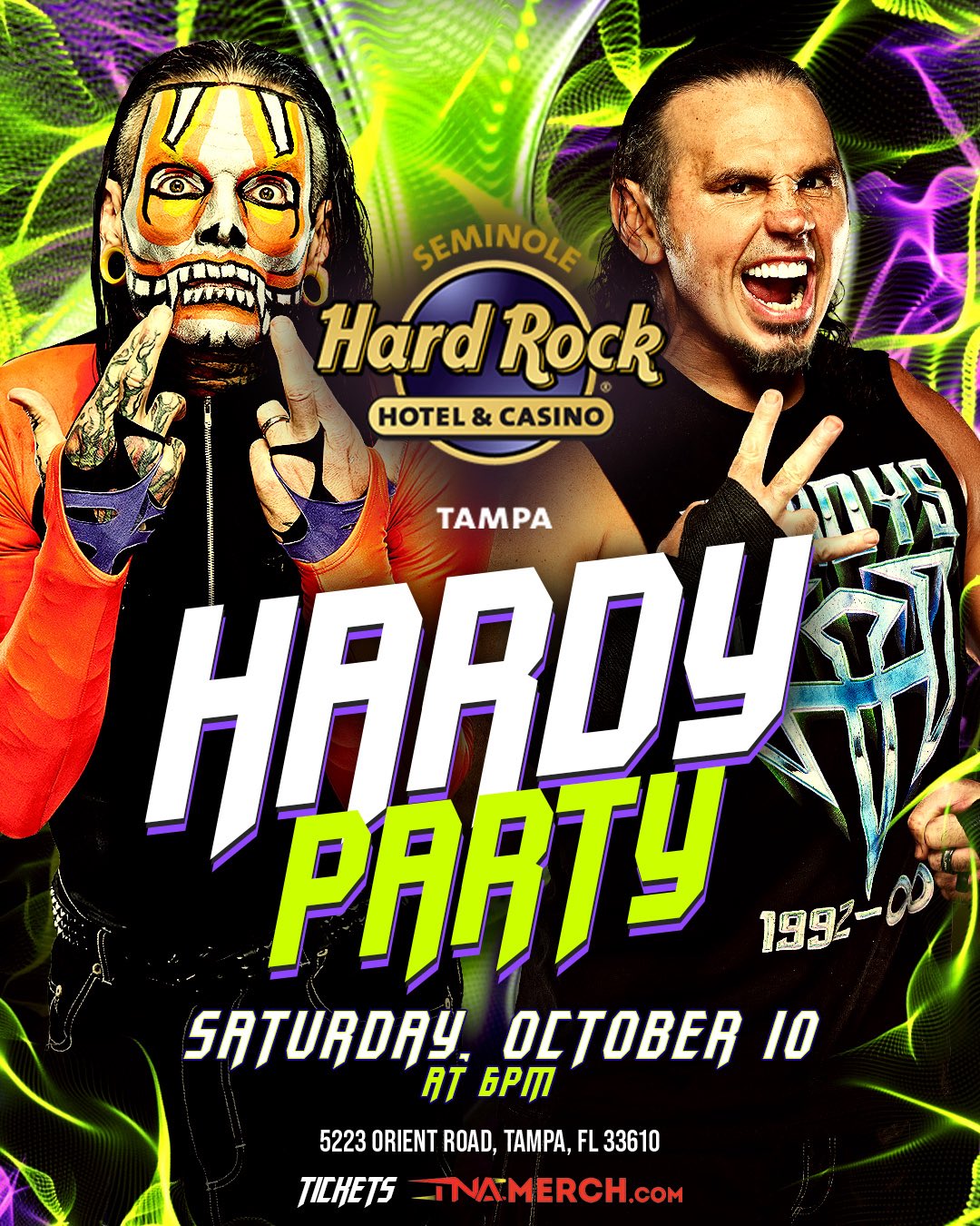 TAMPA EDITION Hardy Party | Saturday Oct 10th  | Seminole Hard Rock Hotel & Casino Tampa