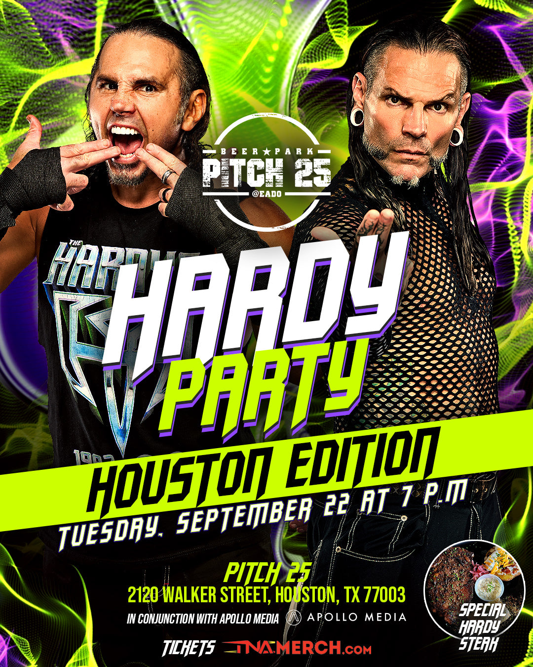 HOUSTON EDITION Hardy Party | Tuesday Sept 22nd 7:00PM | Pitch 25