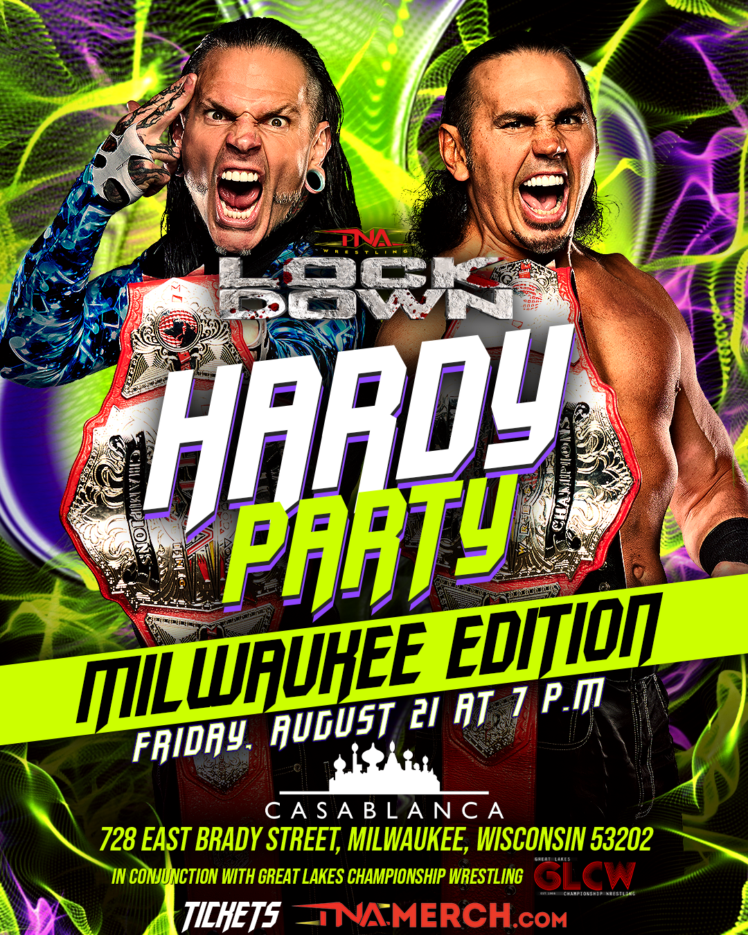 Hardy Party | Friday August 21st 7:00PM | Casablanca