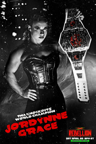 TNA Rebellion Sin City Signed Photo - Jordynne Grace (Pre-Order)