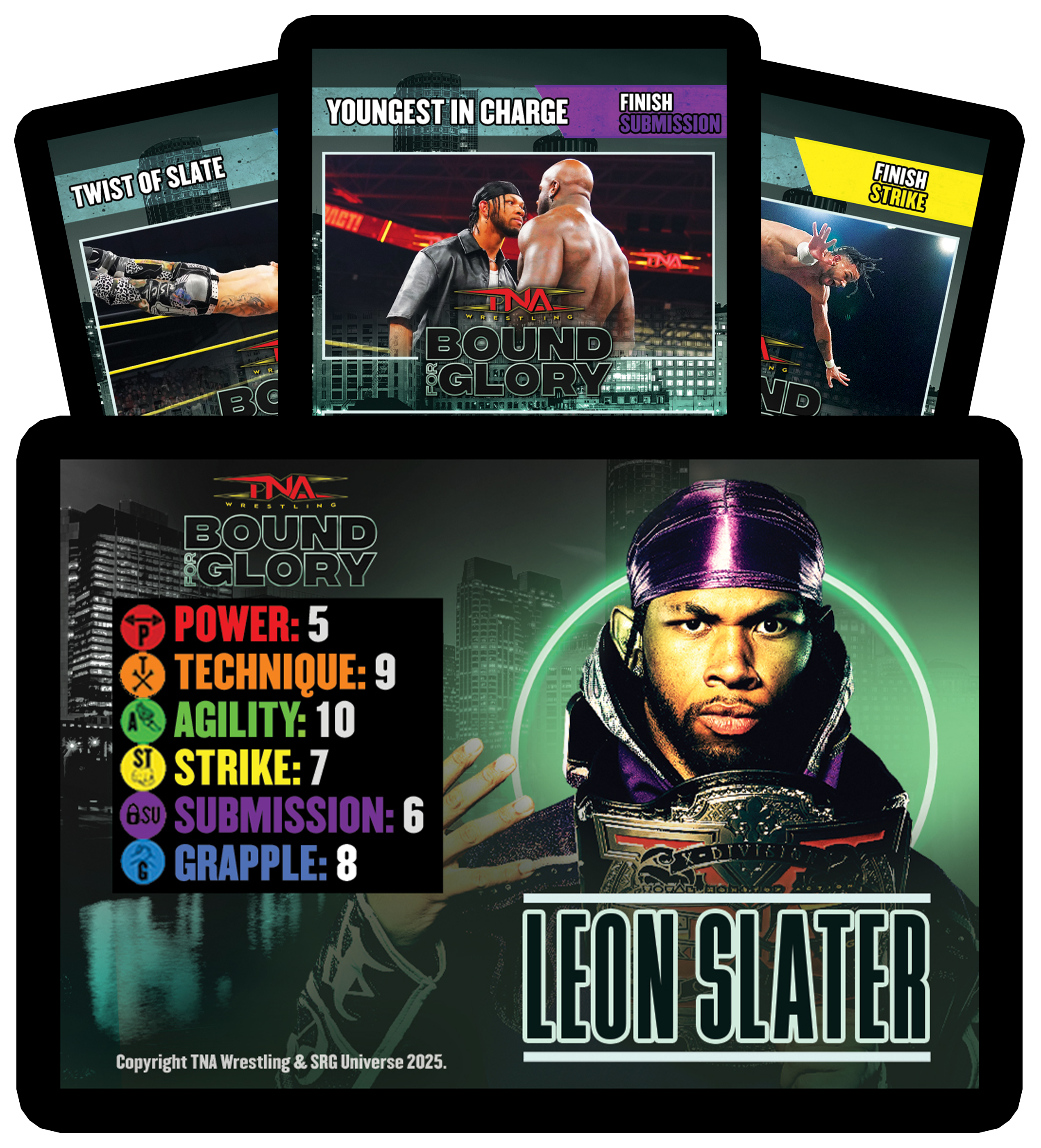 Leon Slater Limited Edition Bound For Glory SRG Competitor Set