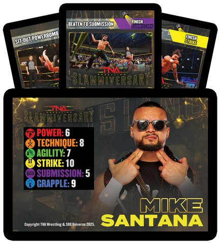 Mike Santana Limited Edition Slammiversary SRG Competitor Set