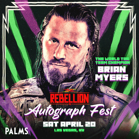 Rebellion 2024 Autograph Fest: Brian Myers (April 20)