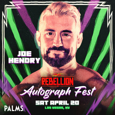 Rebellion 2024 Autograph Fest: Joe Hendry (April 20)