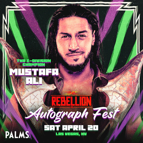 Rebellion 2024 Autograph Fest: Mustafa Ali (April 20)
