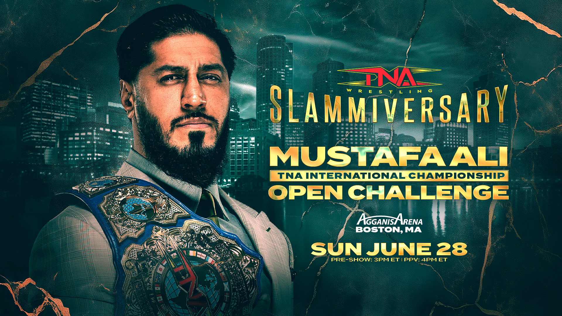 POST-SHOW Meet & Greet: TNA International Champion |June 28th, 2026 | Agganis Arena | Boston, MA