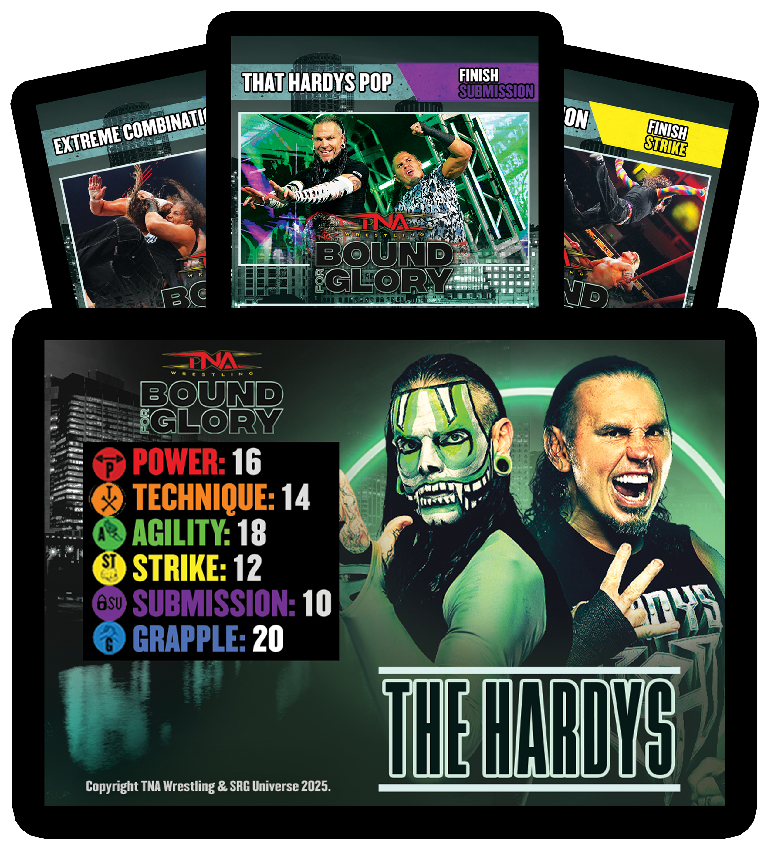 The Hardys Limited Edition Bound For Glory SRG Competitor Set