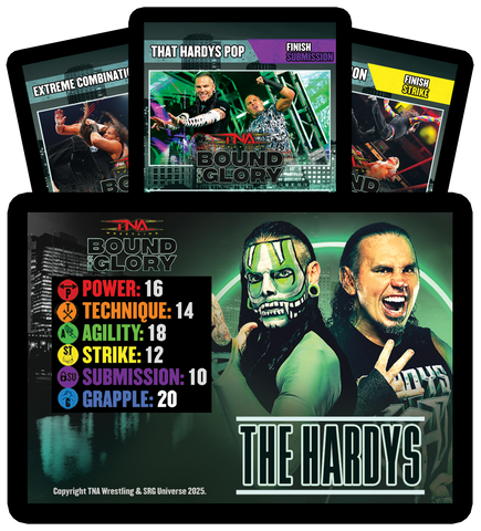 The Hardys Limited Edition Bound For Glory SRG Competitor Set
