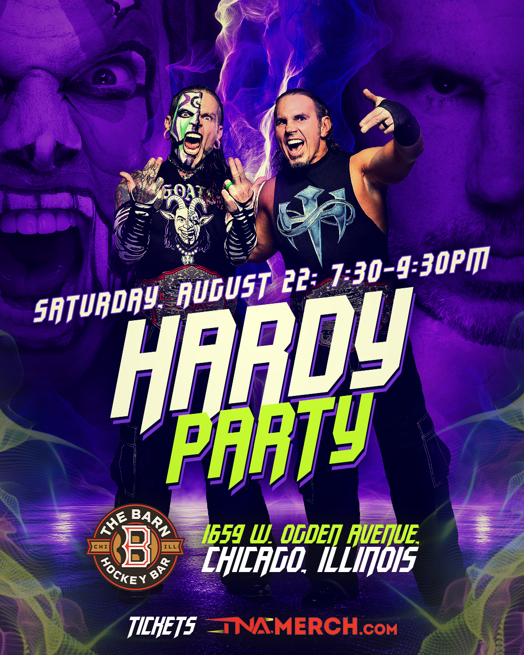 Hardy Party | Saturday August 22nd 7:30PM | The Barn Hockey Bar