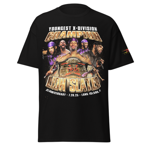 Leon Slater "X Division Champion" T-Shirt