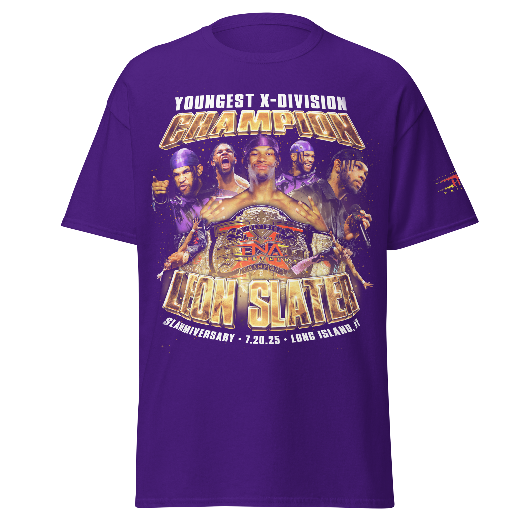 Leon Slater "X Division Champion" T-Shirt